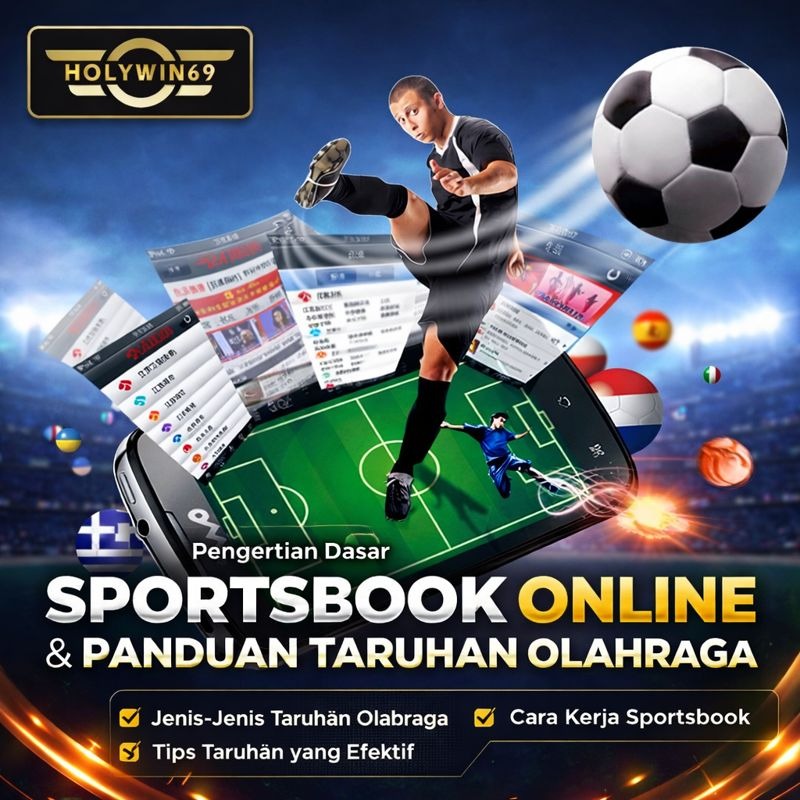 Sportsbook Online: Panduan Dasar & Cara Menang Taruhan Bola Holywin69 3 Panduan Dasar Sportsbook Online Holywin69 Terpercaya